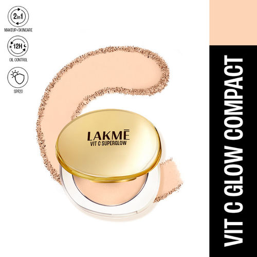 Lakme Vitamin C Superglow Skin Perfecting Compact with 1 % Vit C