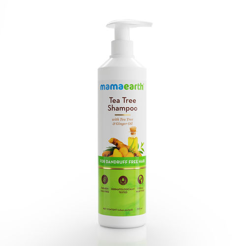 Mamaearth Tea Tree Anti Dandruff Shampoo With Ginger Oil