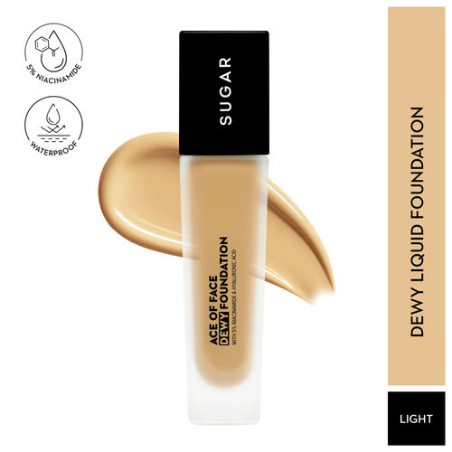 SUGAR Ace Of Face Dewy Foundation, 5% Niacinamide + HA