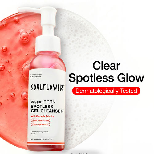 Soulflower Vegan PDRN Spotless Gel Cleanser