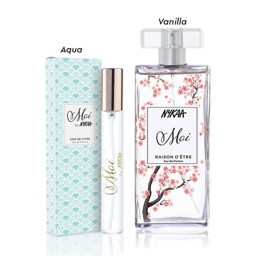 Moi By Nykaa Luxury Perfume Bestsellers Discovery Combo For Women - Raison D'Etra & Joie De Vivre