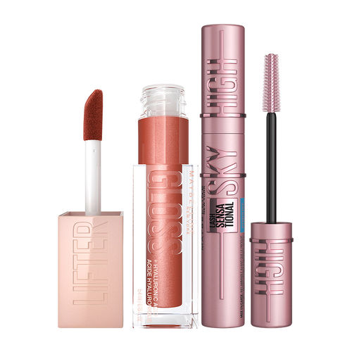 Maybelline New York Sensational Must Haves - Sky High Mascara & Lifter Gloss Topaz