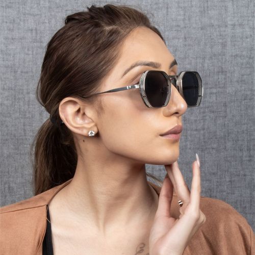 TED SMITH UV Protection Round Sunglasses for Men Women Stylish Trending Fashion Monster_C5
