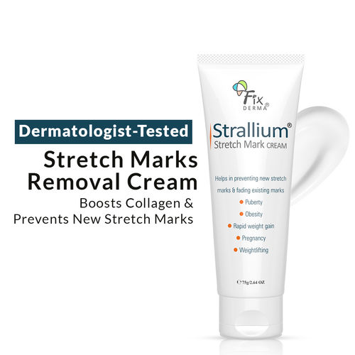 Fixderma Strallium Stretch Mark Cream, Removes Pregnancy Stretch Marks, All Body Parts
