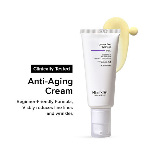 Minimalist 2% Granactive Retinoid Anti Aging Face Cream With Vitamin E & HA