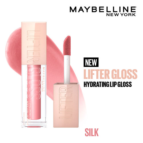 Maybelline New York Lifter Gloss - Silk, Tinted Lip Gloss With Hyaluronic Acid & Long-lasting
