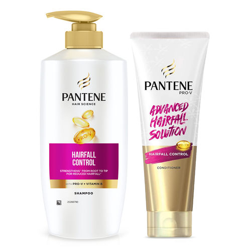 Pantene Advanced Hair Fall Solution Hair Fall Control Shampoo & Conditioner Combo