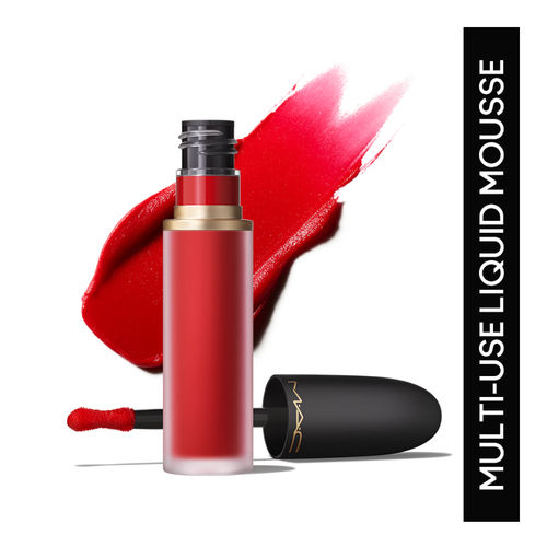 M.A.C Powder Kiss Red Lip And Cheek Mousse - Mac Smash