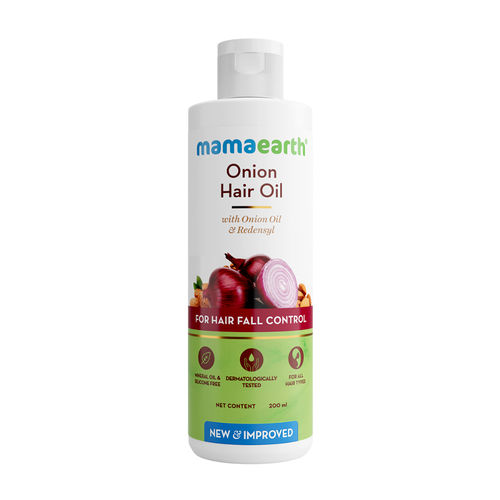 Mamaearth Onion & Redensyl Hair Oil - for Hair Fall Control & Hair Regrowth
