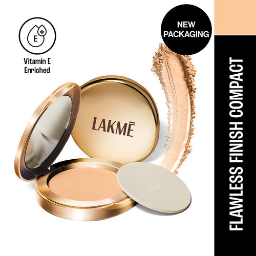 Lakme 9 To 5 Powerplay Matte Compact, Oil Control Formula, With Vitamin E