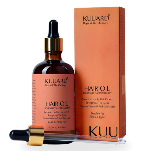 Kuuard Hair Oil for Hair Fall Control, Hair Regrowth with Rosemary & Black Seed