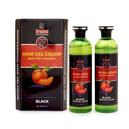 Bronson Professional Fruit Vinegar Gel Hair Colur Dye Natural Black