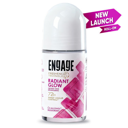 Engage Radiant Glow Roll-On Women With 72hr Protection