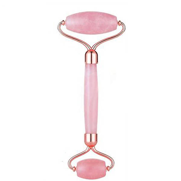 Le Marbelle Rose Quartz Roller Face Massager Face Roller For Face, Neck Glow & Skin Brightening