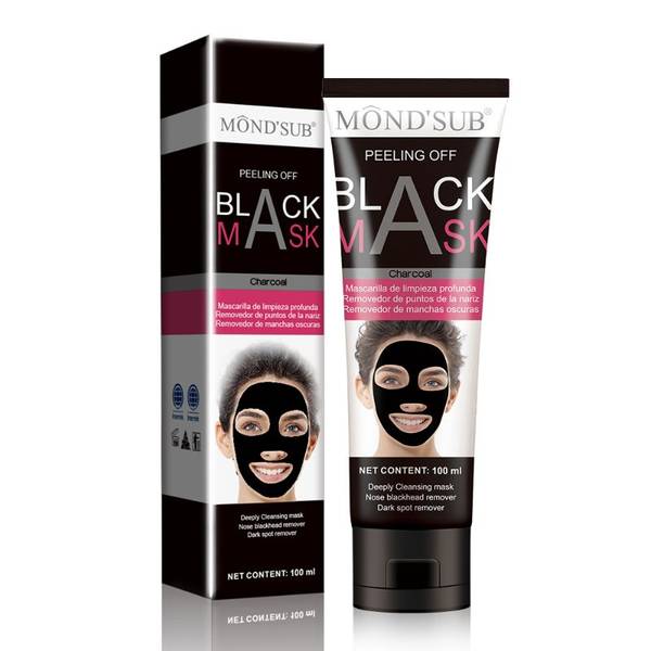 Mond'Sub Peeling Off Black Mask With Volcanic Soil & Charcoal Powder - Pack Of 2