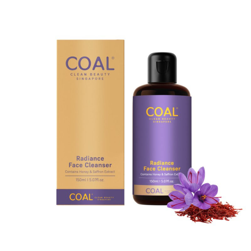 COAL Clean Beauty Radiance Face Cleanser With Honey And Saffron Extract Deeply Cleanses