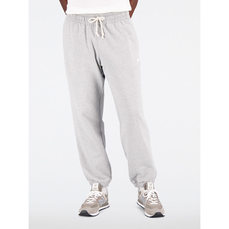 New Balance Men Athletic Grey Activewear Trackpant (M)