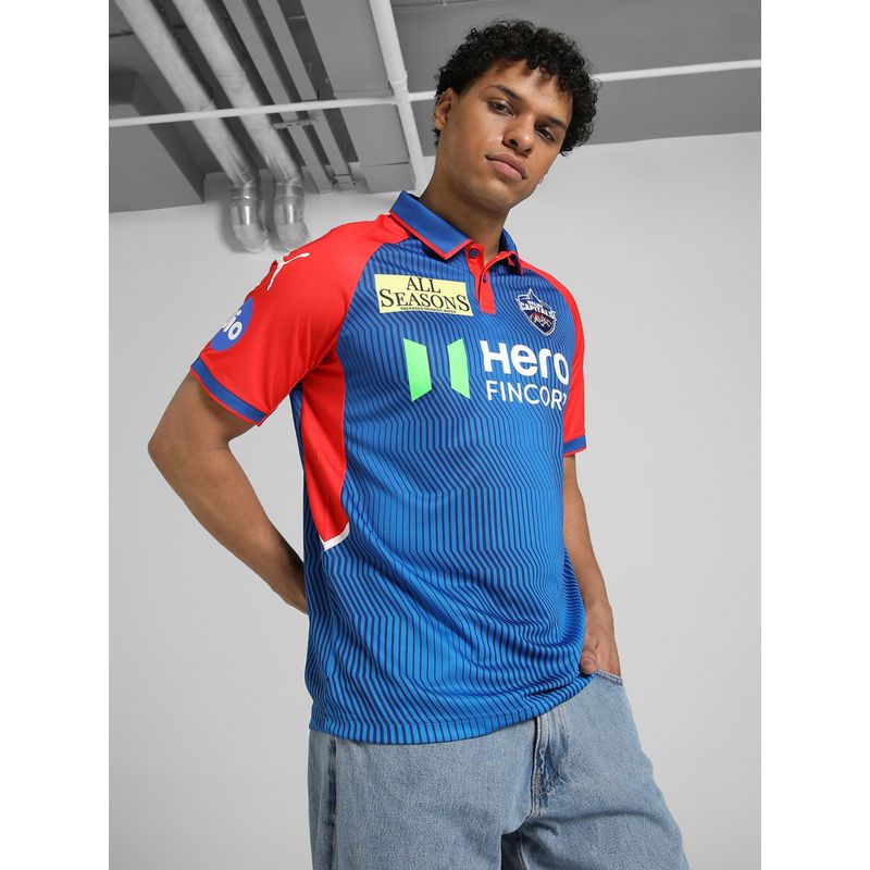 Puma X DC 2025 Men's Official Match Blue Jersey (S)