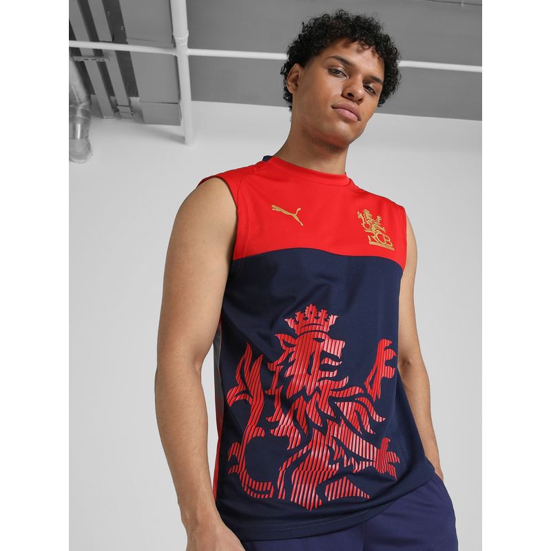 Puma X Royal Challengers Bangalore Men’S Red Tank (M)