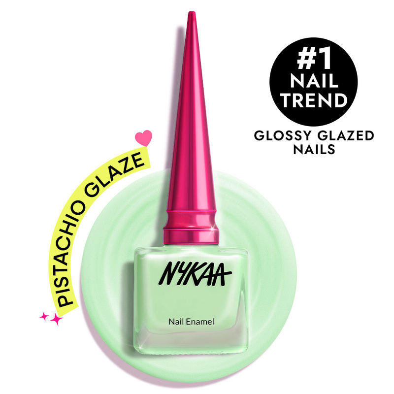 Nykaa Glazed Nail Enamel - Pistachio Glaze 493
