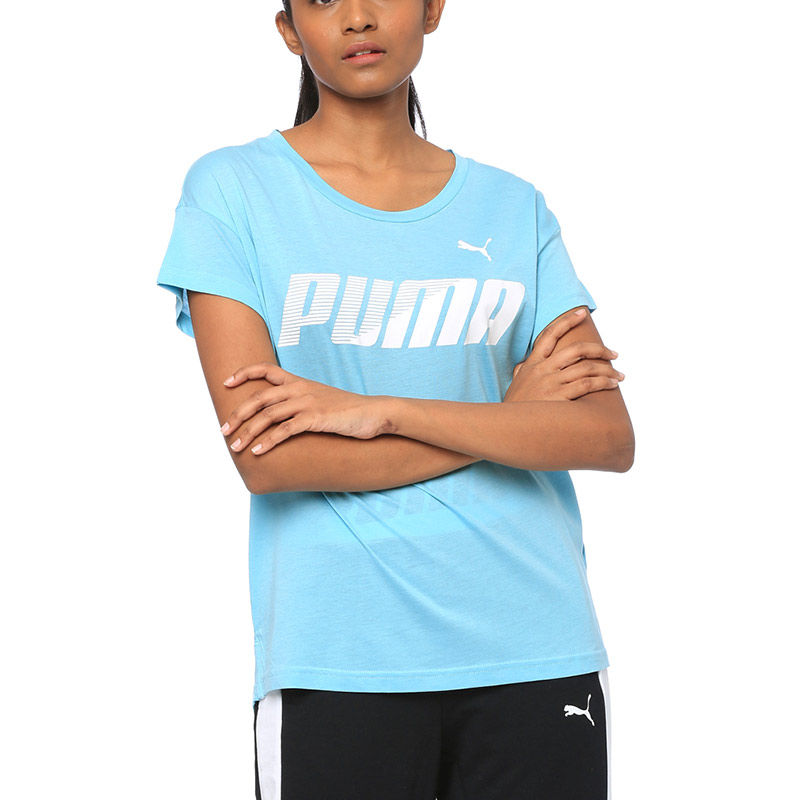 Buy Puma MODERN SPORT Graphic Tee Milky Blue Online