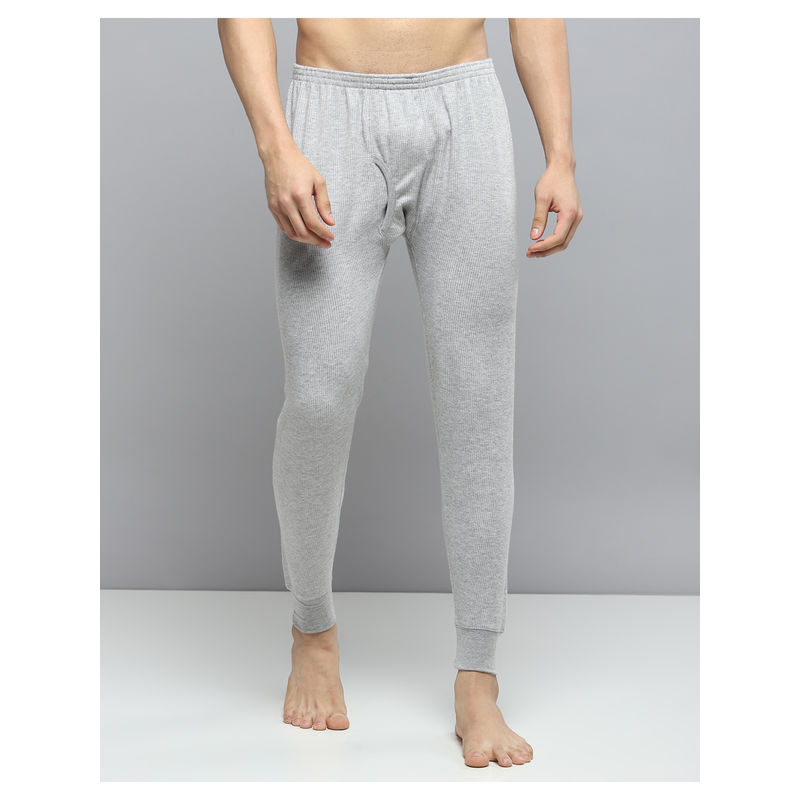 Monte Carlo Mens Solid Grey Thermal Bottom (XS)