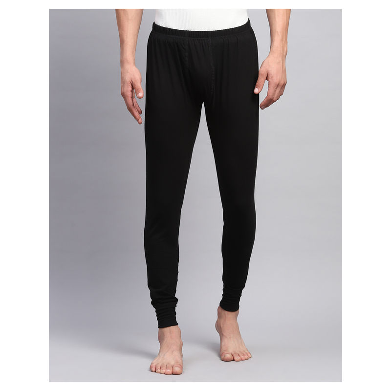 Monte Carlo Mens Solid Black Thermal Bottom (XL)