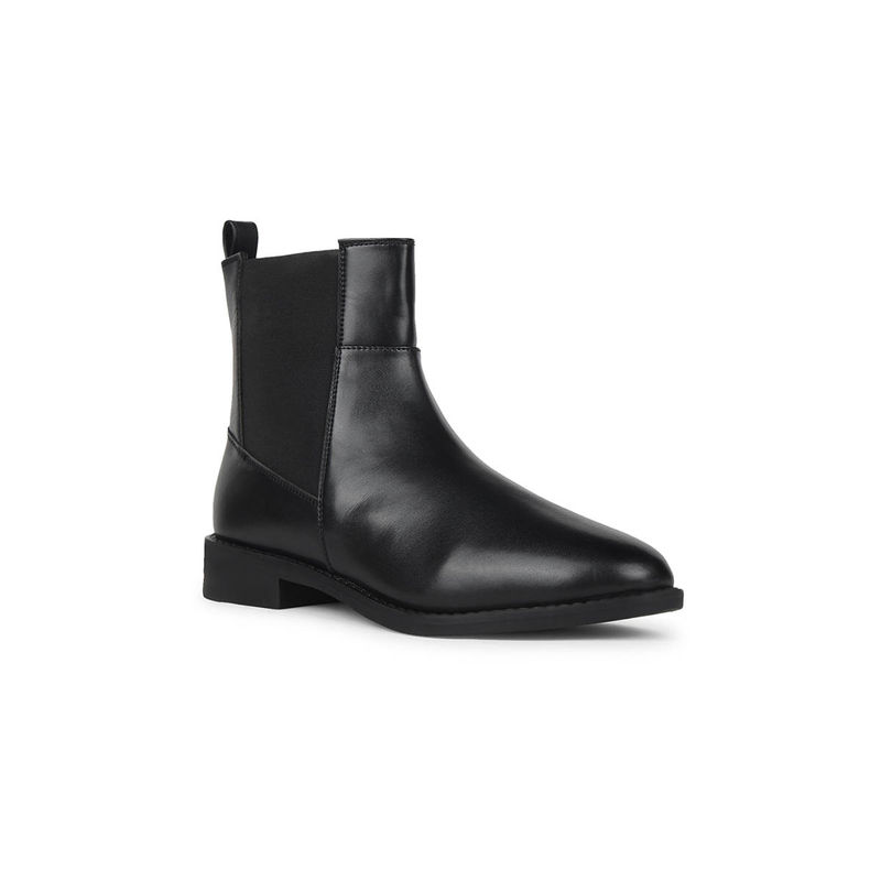 Bata Black Women Ankle-Length Chelsea Boots (UK 4)