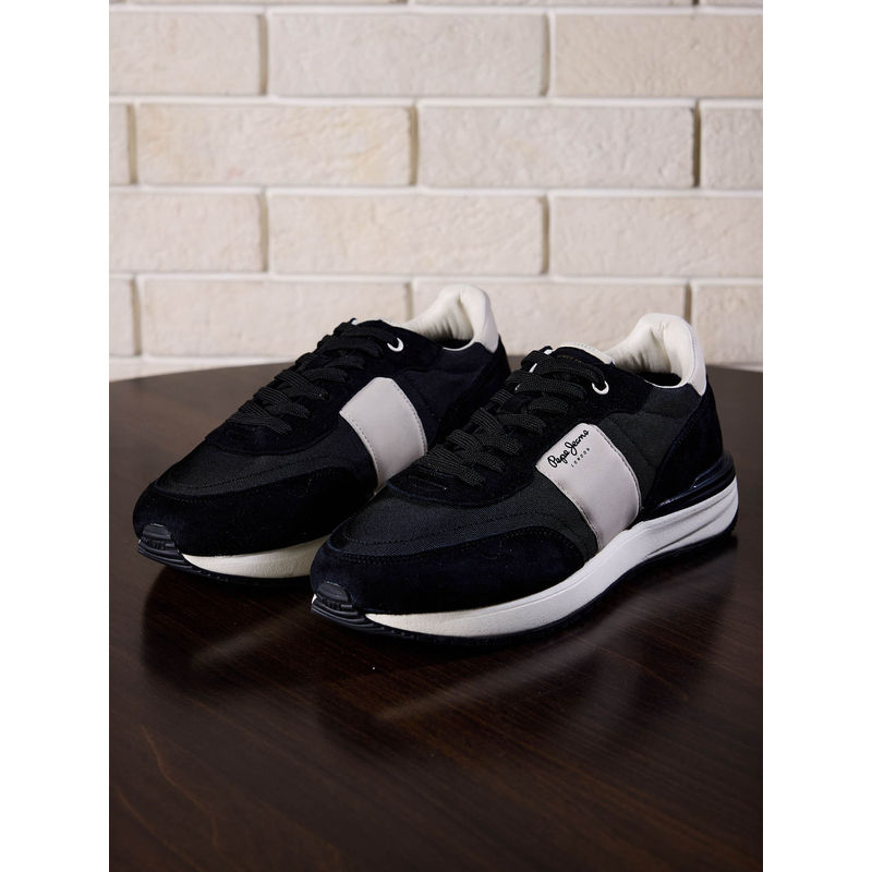 Pepe Jeans Black Anti-Skid Fashion Sneakers (EURO 42)