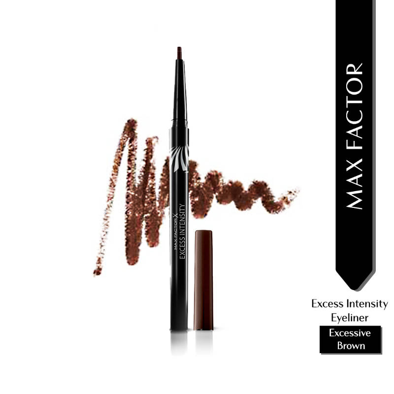 MF Excess Intensity Eyeliner In Braun – Präziser Strich, Intensive Farbe, 2 G Für Den Perfekten Augen-Look