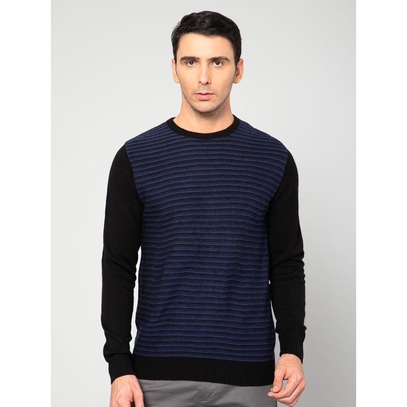 Cantabil Men Black Sweater (L)