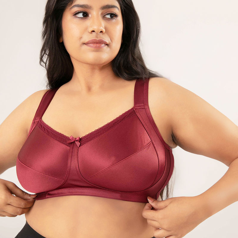 Nykd by Nykaa Lift Me Up Bra - Maroon NYB042 (38D)