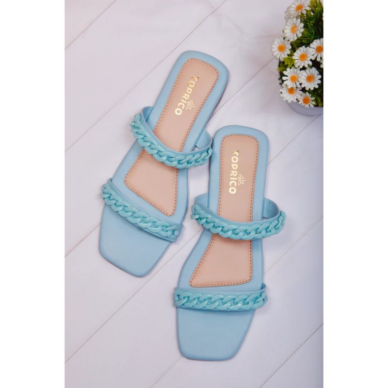 Toprico Candy Chain Braided Blue Flat (EURO 36)