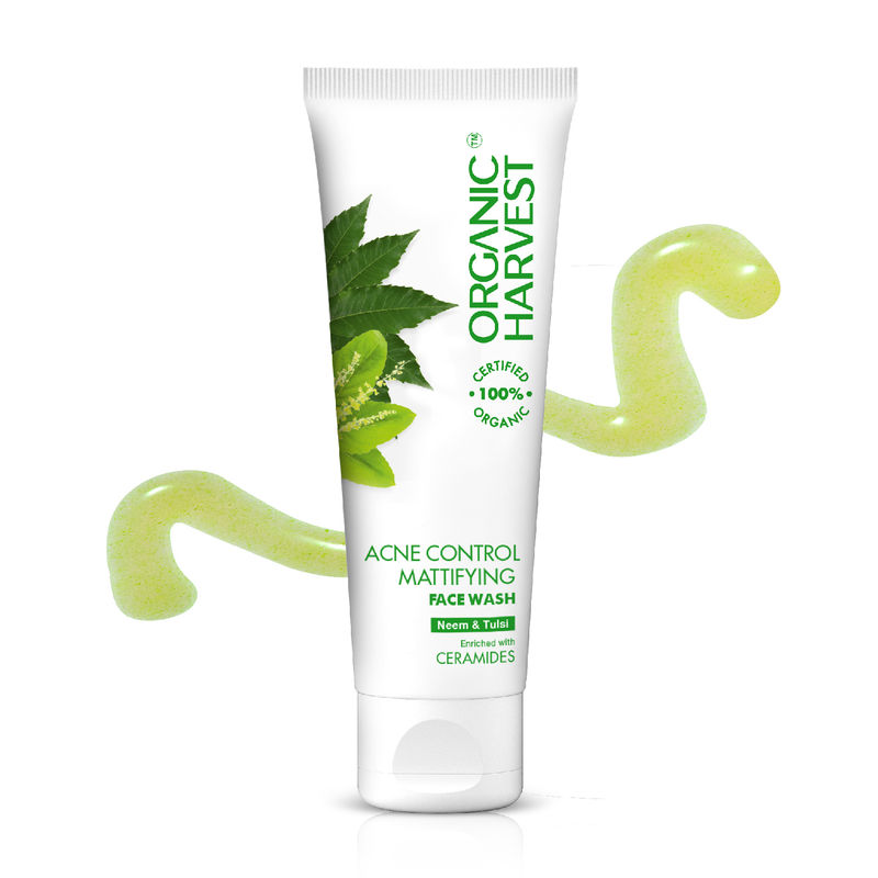 Organic Harvest Acne Control Mattifying Face Wash With Ceramides