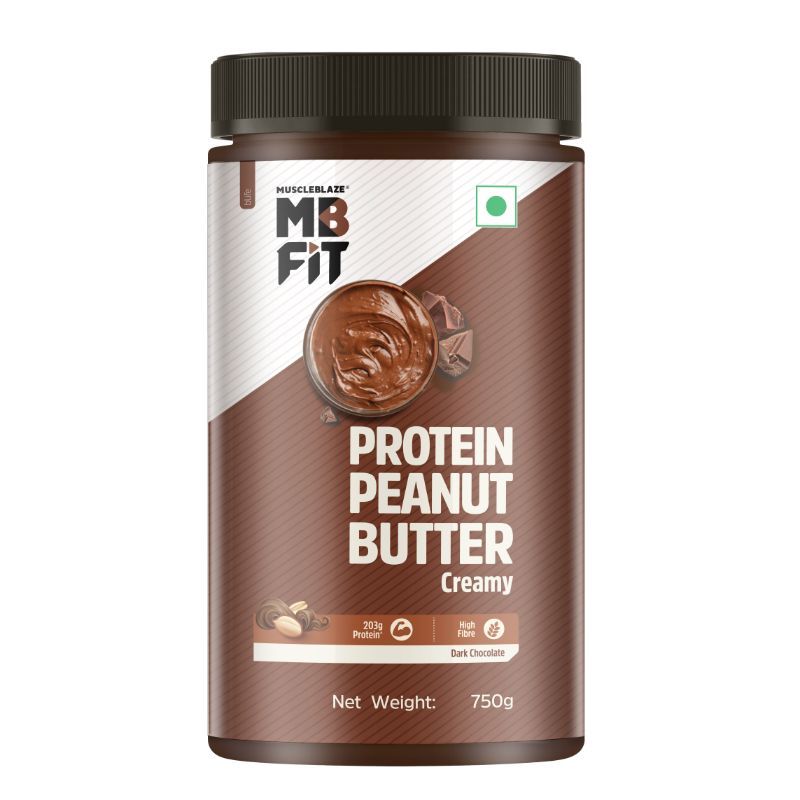 MuscleBlaze High Protein Peanut Butter - Dark Chocolate