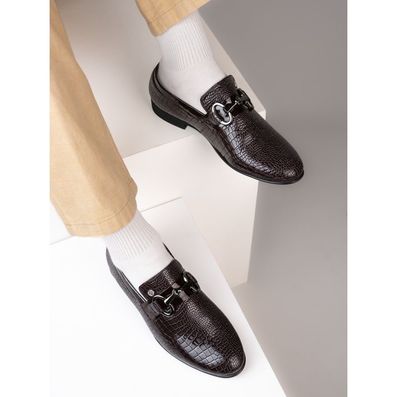 Alberto Torresi Nancy Horse Bit Penny Loafers Sreies Brown (EURO 42)