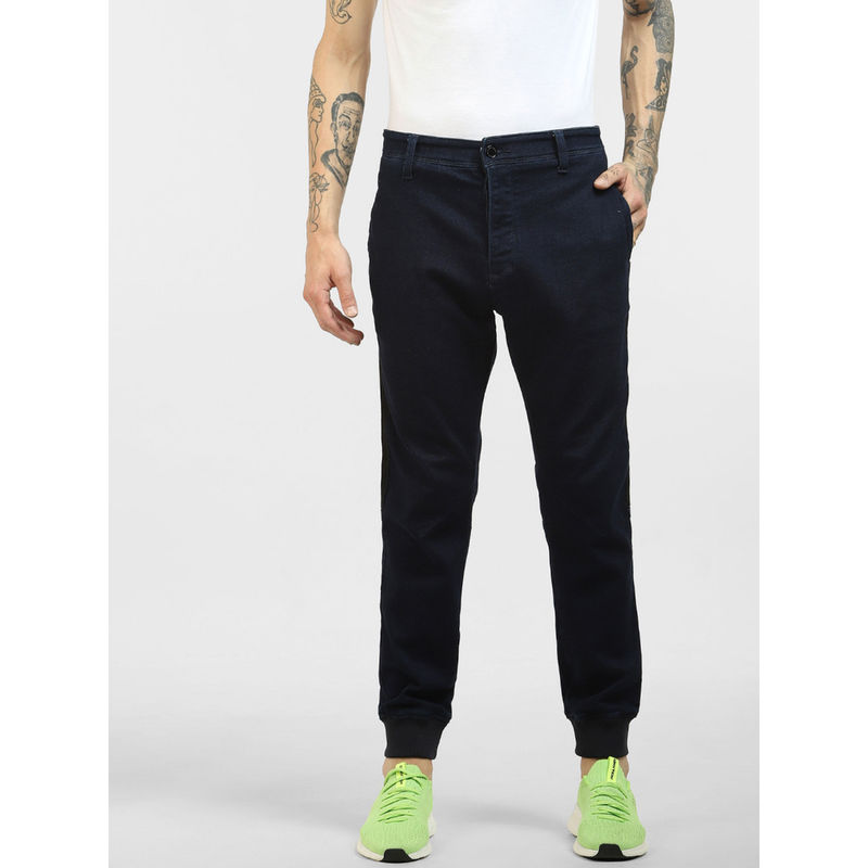 Jack & Jones Dark Blue Low Rise Anti-Fit Jeans -34
