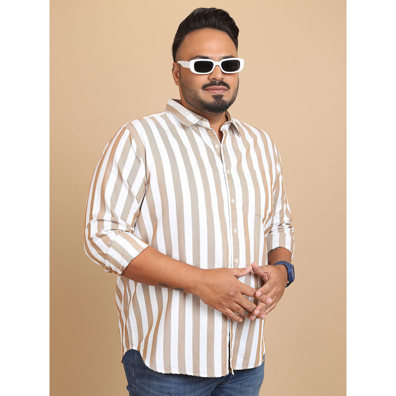 HIGHLANDER Men Plus Size Multi-Color Regular Fit Casual Shirt (3XL)