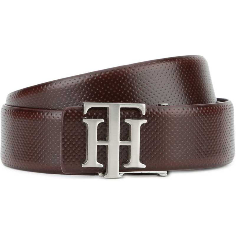Tommy Hilfiger Yangy Mens Leather Belt XLarge Size Brown Buy Tommy