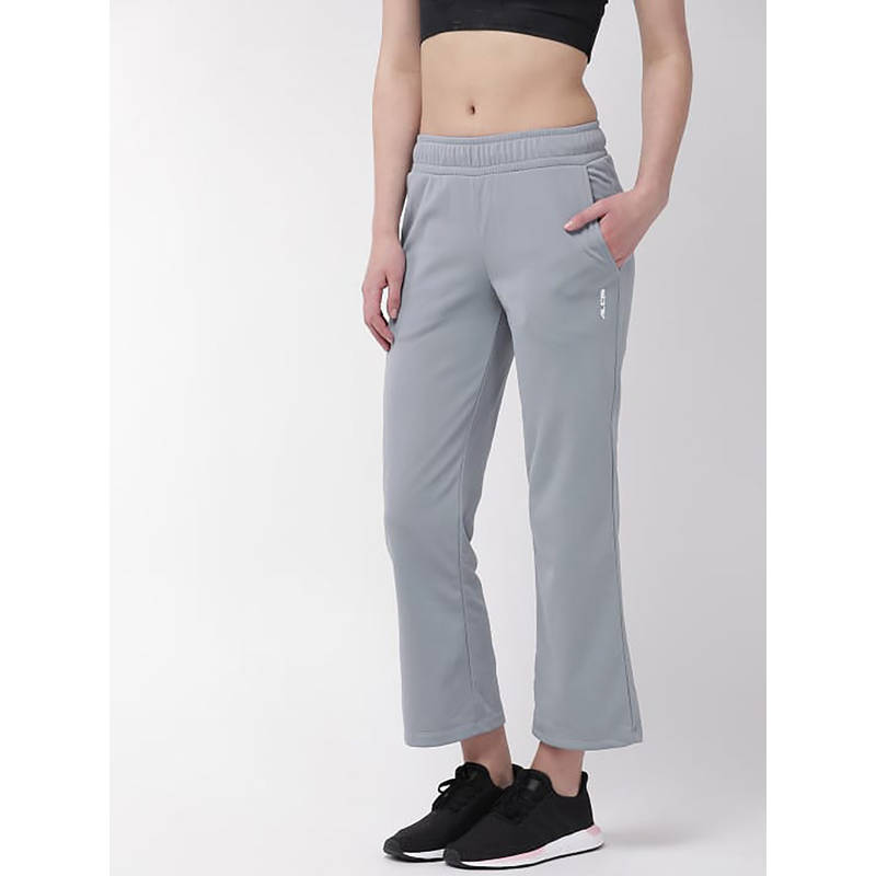 Alcis WOMEN Grey STRAIGHT PANT (L)