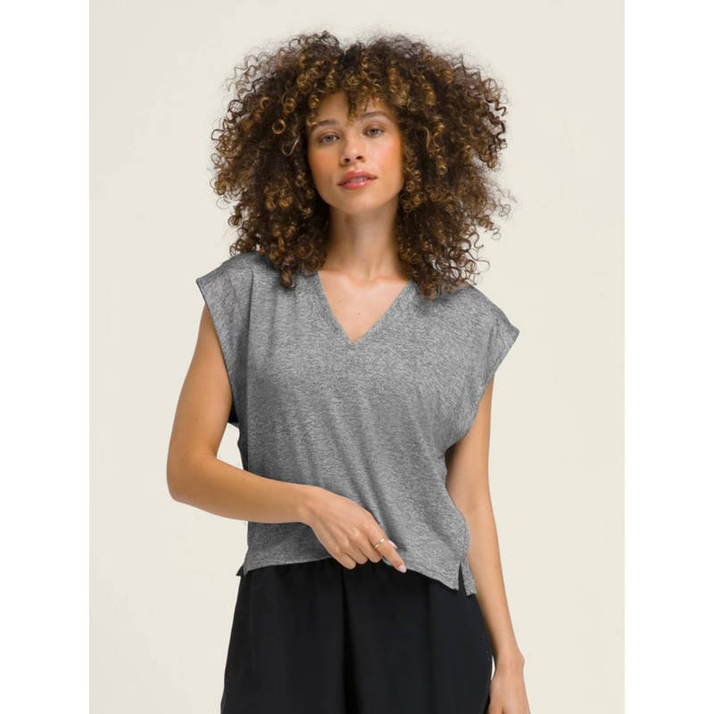 Wilson Women Everyday Lounge Top WW00362411MGC Cap Sleeve Casual Top (XS)