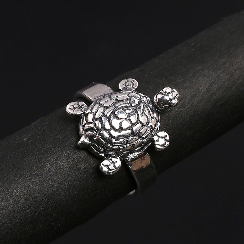 925.silver Tortoise/turtle Ring For Unisex - Silver Palace