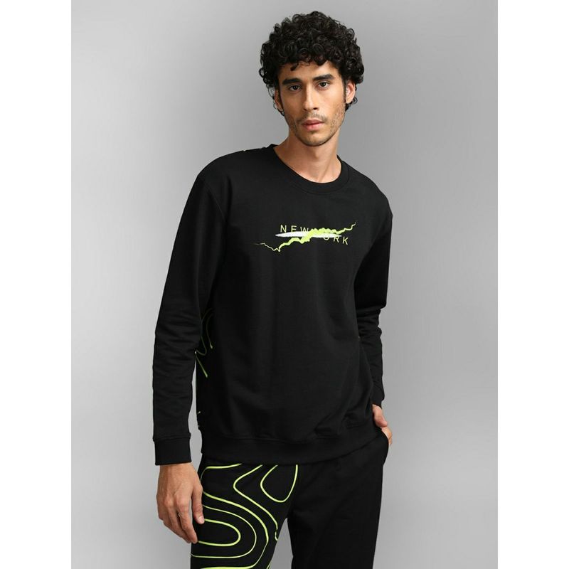 KAZO New York Printed Men Sweatshirt (M)