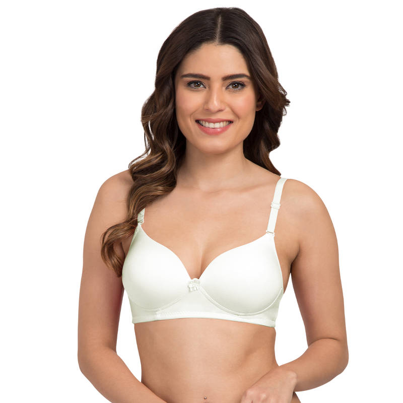 Tweens Heavily Padded T-Shirt Bra - Off White (30B)