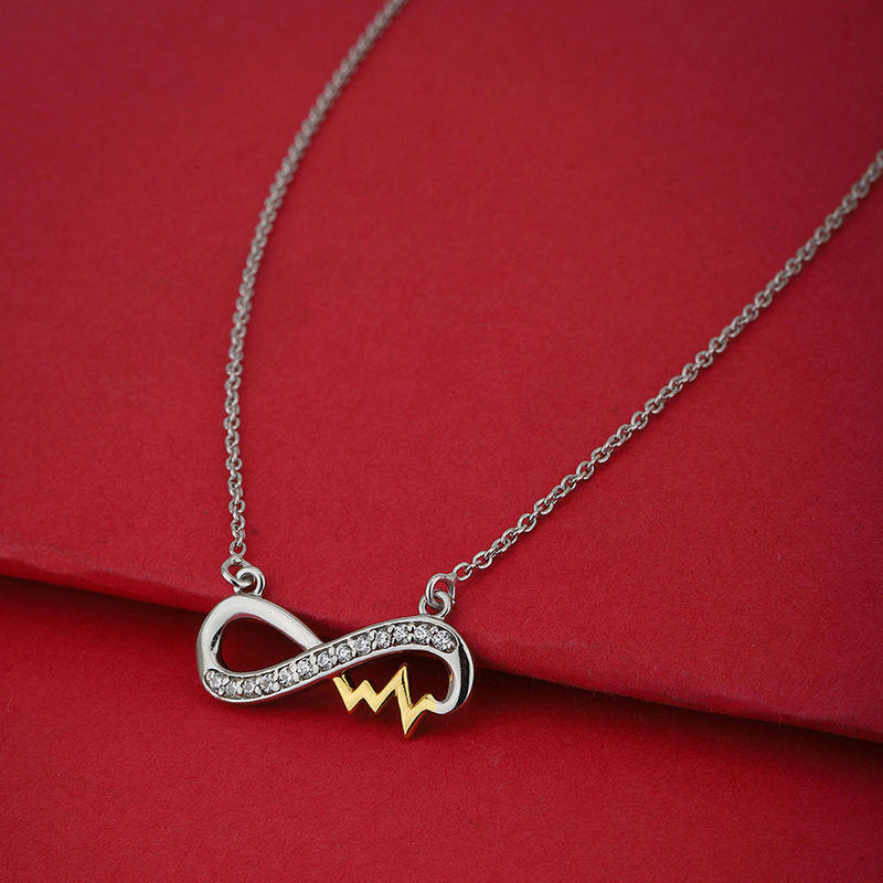 Buy Carlton London 925 Sterling Silver Gold Rhodium Plated