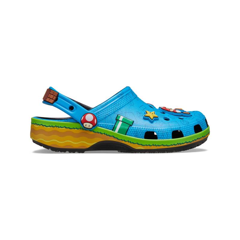 Crocs Unisex Super Mario Core Cls Clogs Mlt (UK 8)