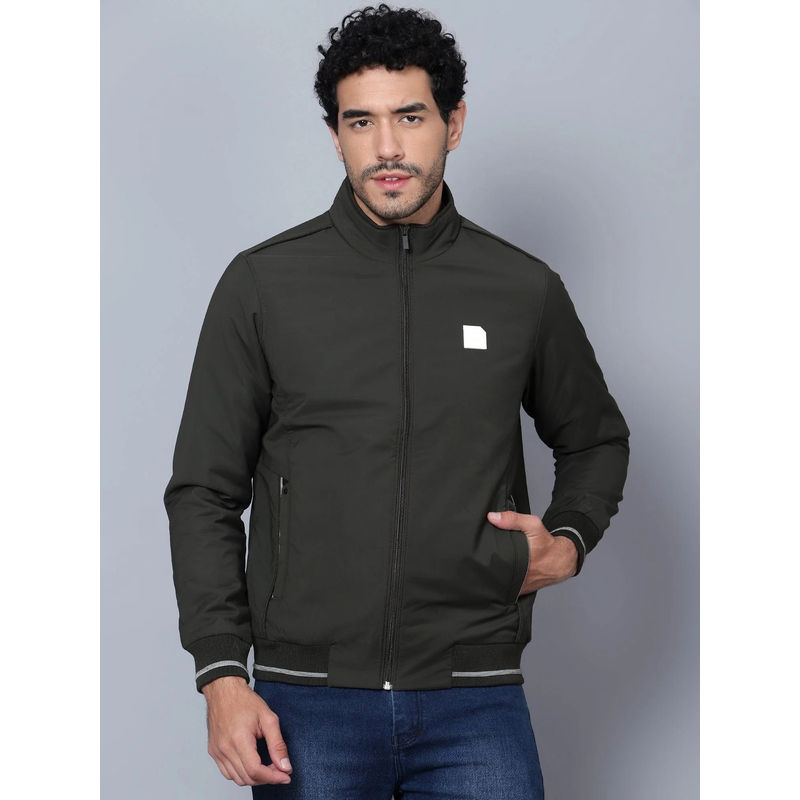 Shiv Naresh Navy Blue Insulated Metallic Bomberjacket (42)