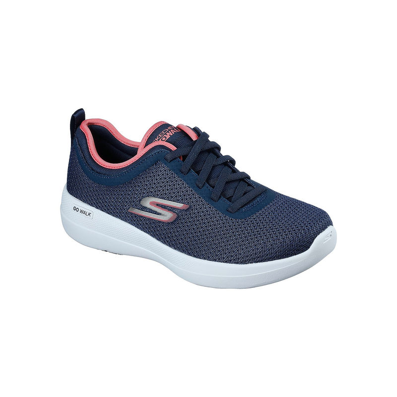 SKECHERS Women Go Walk Stability-Co Navy Blue Running Shoes (UK 3)