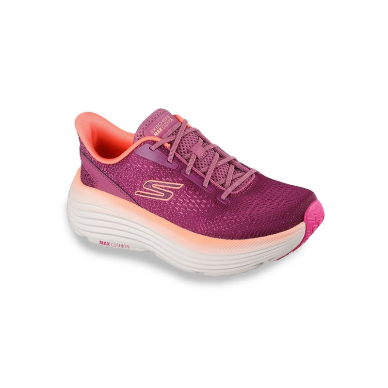 SKECHERS Women Max Cushioning Endeavour Pink Running Shoes (UK 4)
