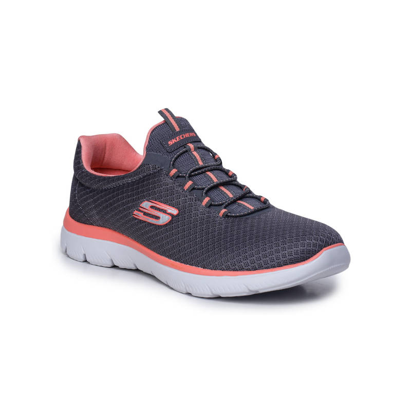 SKECHERS Women Summits Charcoal Running Shoes (UK 4)